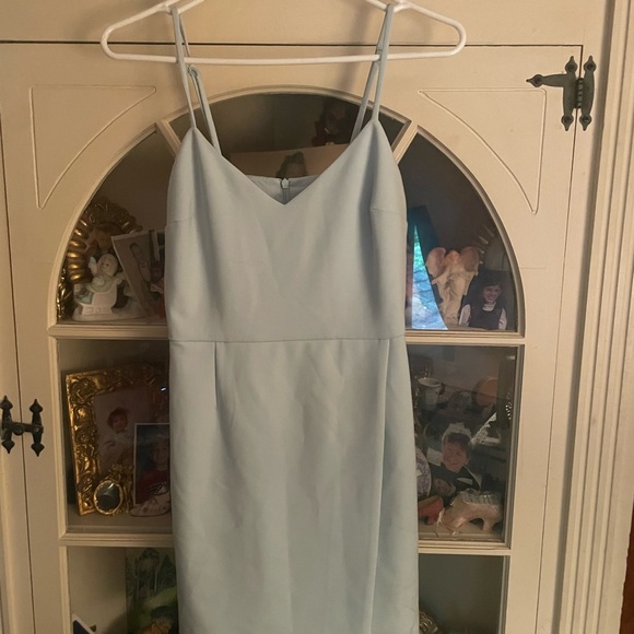 French Connection Dresses & Skirts - French Connection Blue Sheath Dress Spaghetti Strap